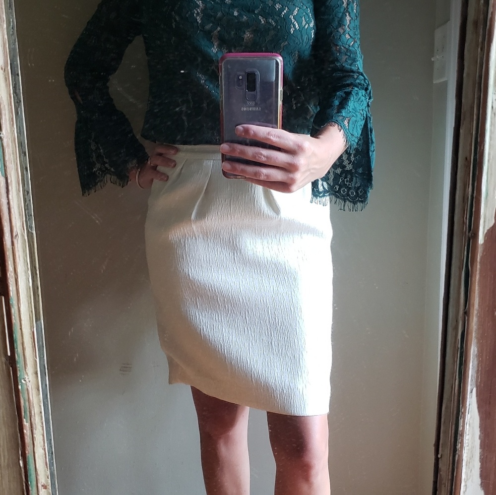 Banana Republic shimmer pencil skirt